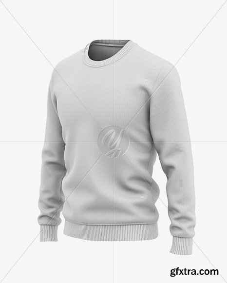 Men\'s Crew Neck Sweatshirt/Sweater Mockup 48678