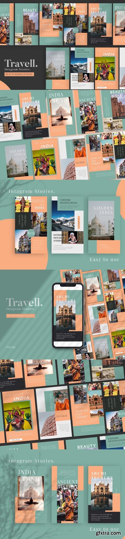 Travel Promotion Instagram Stories Templat