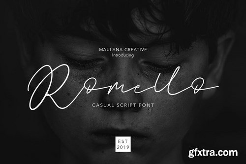 Romello Brush Signature Font