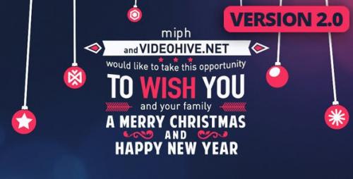 Videohive - Christmas Typography - 3585478