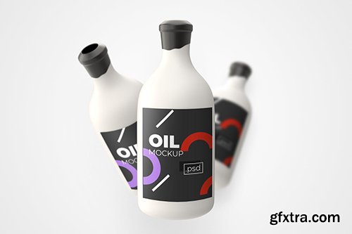 Oil Bottle - Mockups