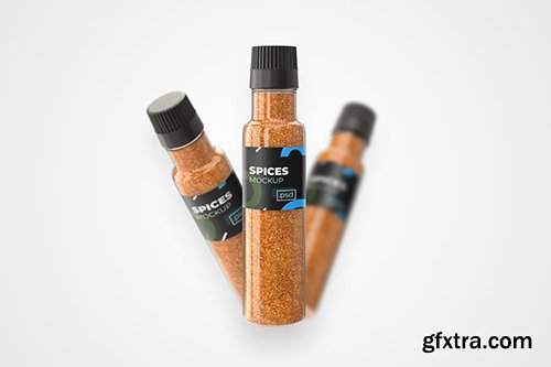 Spices Bottle - Mockups