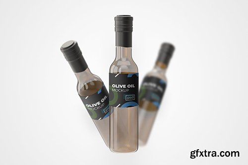 Olive Oil Bottle - Mockups