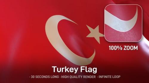Videohive - Turkey Flag - 24565381