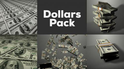 Videohive - Dollars Pack - 18553178