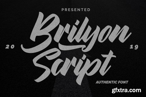 Brylion Script Unique Authentic Font