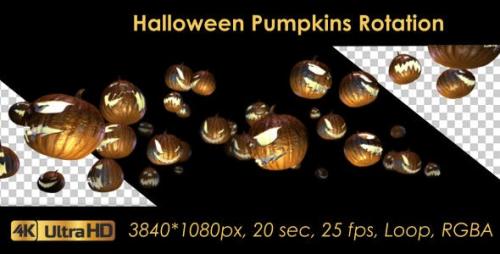 Videohive - Halloween Pumpkins Rotation - 20656504