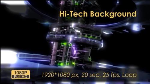 Videohive - Hi-Tech VJ Loop Background - 21630612