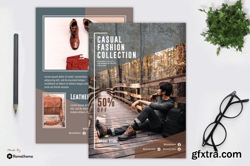Casual Fashion - Flyer Template