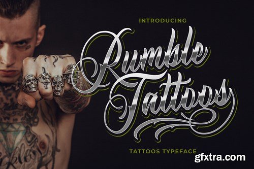 Rumble Tattoos - Tattoos Typeface