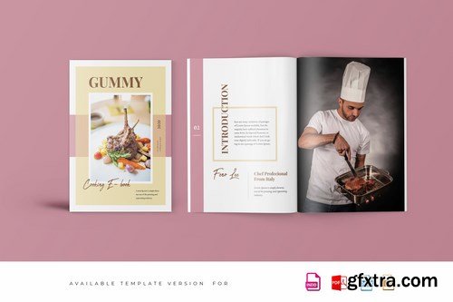 Gummy - Cooking Book Magazine Template