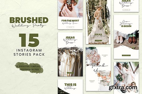 Wedding Brush Instagram Stories
