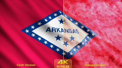 Videohive - Arkansas State Flags - 24623785