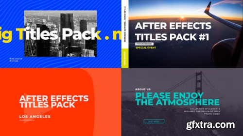 VideoHive Lifestyle Titles Pack 24002316