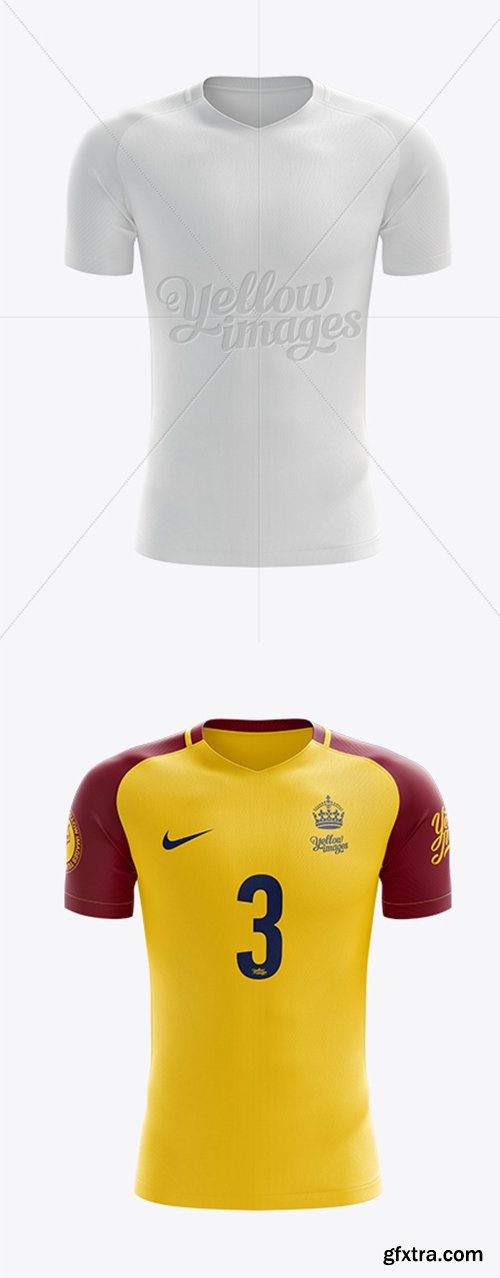 Men’s Soccer Jersey mockup (Front View) 16912