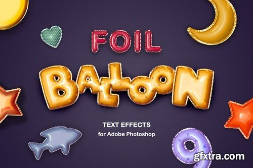 CM - Foil Balloon Text Effects 4122221
