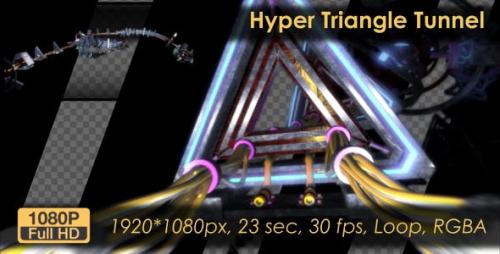 Videohive - Hyper Triangle Tunnel - 21131222