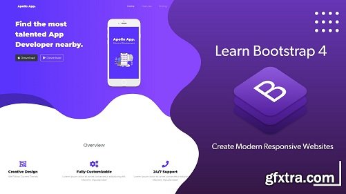 Learn Bootstrap 4: Create Modern Responsive Websites in 2 hours