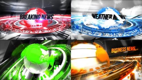 Videohive - 24 Broadcast News - Complete Package - 23082127