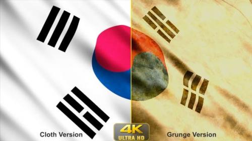 Videohive - South Korea Flags - 24638748