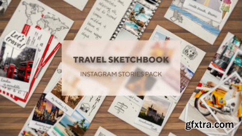 VideoHive Traveler's Sketchbook - Instagram Stories Pack 24352947