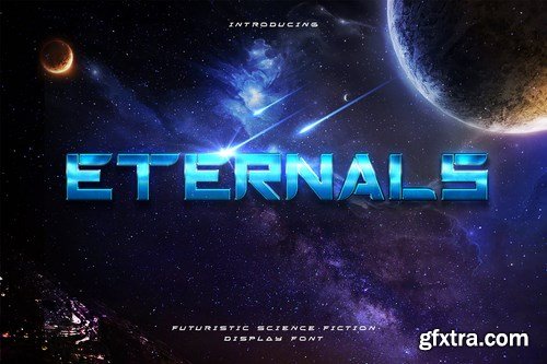 Eternals - Futuristic Space Display Typeface