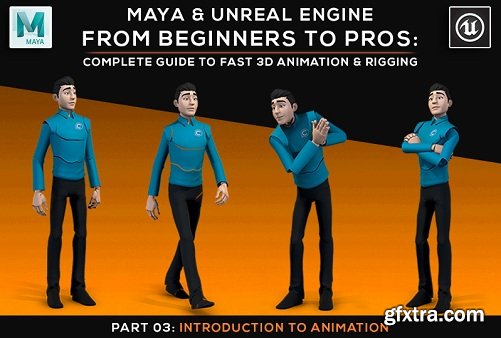 Maya and Unreal Engine | Complete Guide to Fast 3D Animation and Rigging | Part 03: Walk Lower Body