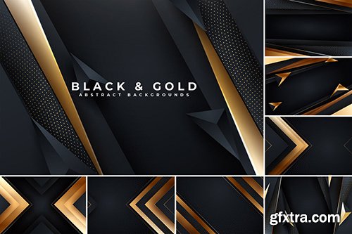 Black & Golden Elegant Backgrounds