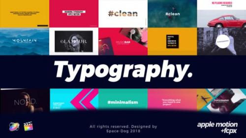 Videohive - Modern Typography | Final Cut Pro - 21192244