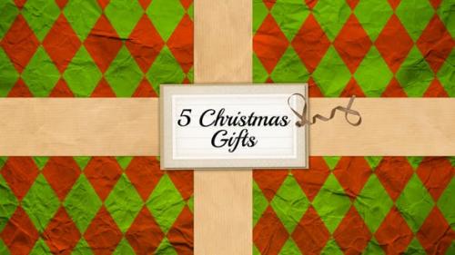 Videohive - 5 Christmas Gifts - 6136321