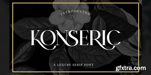 Konseric Luxury Serif Font