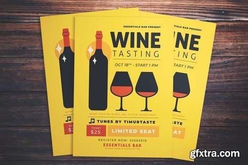 Wine Tasting Event Flyer