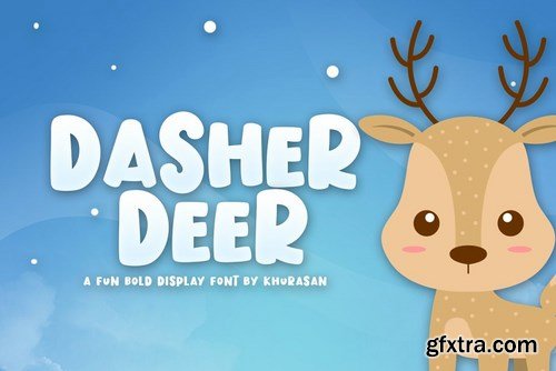 CM - Dasher Deer Font 4142768