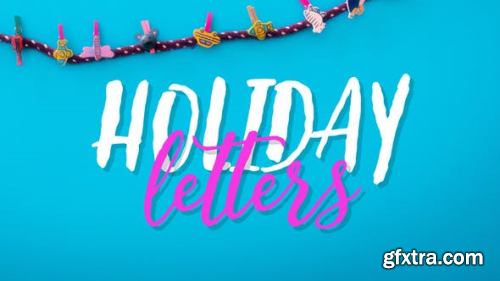 VideoHive Holiday Letters 23379068
