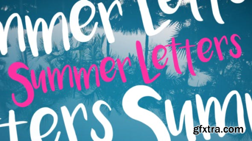VideoHive Summer Letters 22193688
