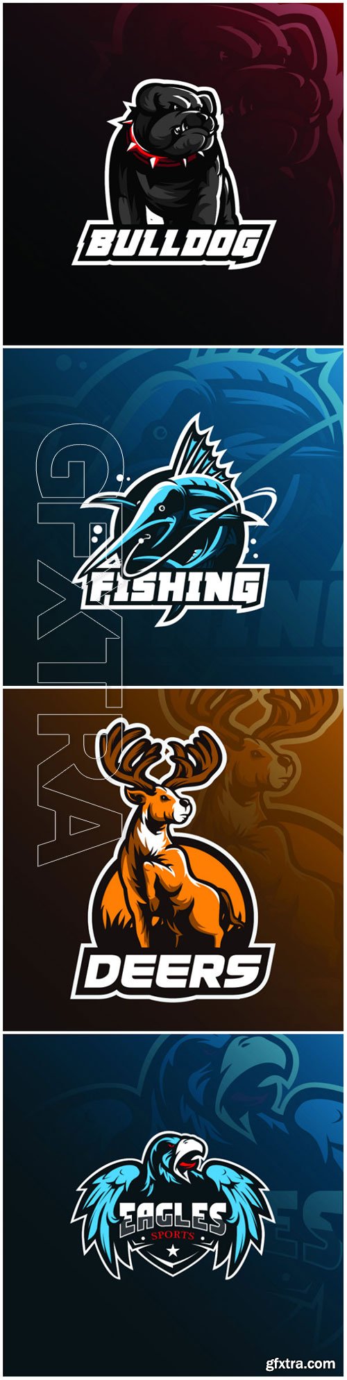 Mascot vector logo design with modern illustration concept style for badge, emblem and tshirt printing #3
