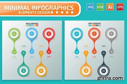 Timeline Infographic Elements Design