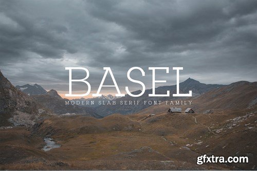 CM - Basel Slab Serif Font Family 4153878