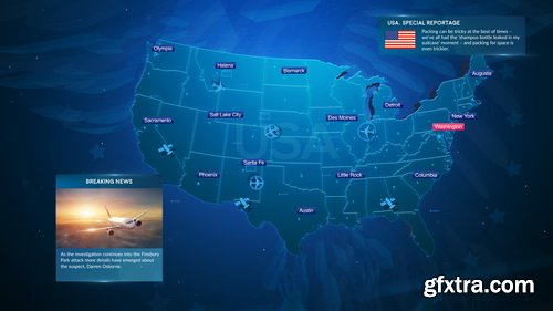 Videohive - Broadcast Maps Package - 20206250