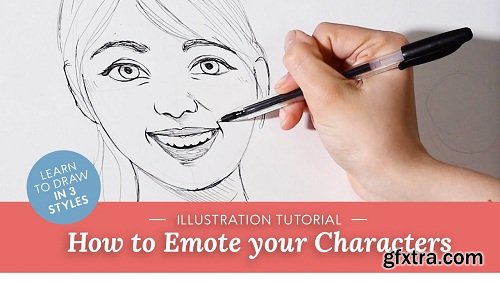 How to Emote you Characters in Realistic, Manga and Comic styles | Illustration tutorial