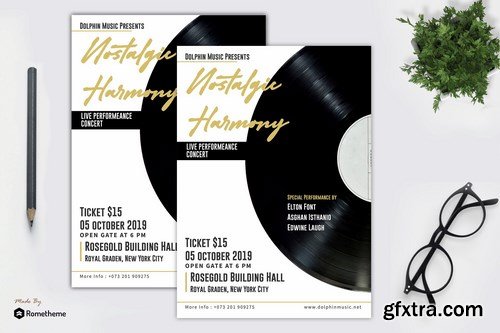 Harmony - Music Event Flyer