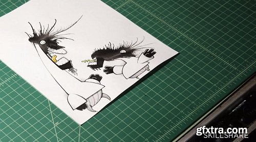 Drawing Daily Monsters: Finding Inspiration in a Drop of Ink