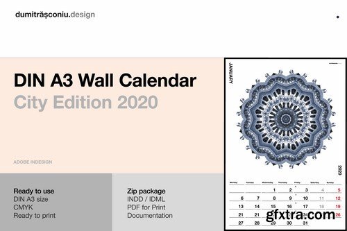 A3 Wall Calendar 2020 Edition