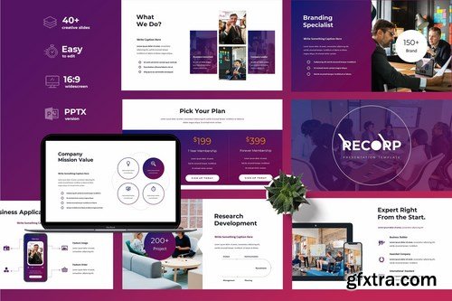 Recorp - Business Powerpoint Google Slides and Keynote Templates