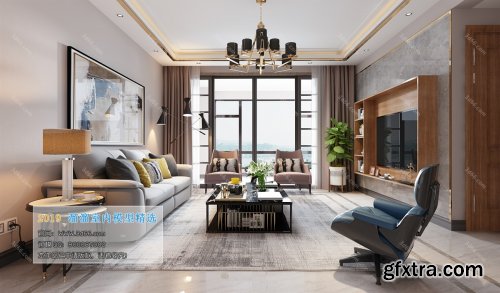 Modern Style Livingroom 76 (2019)