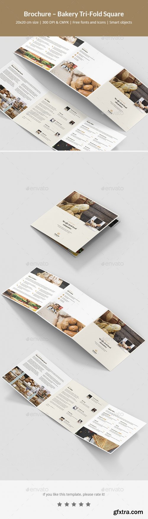 GraphicRiver - Brochure – Bakery Tri-Fold Square 24507297