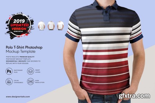 CreativeMarket - Polo T Shirt Mockup 4106990