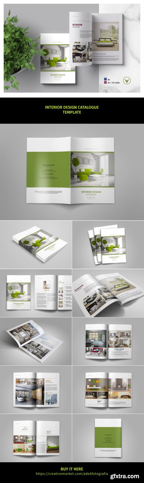 CreativeMarket - Brochure Catalog 4117818
