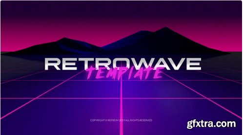 Retrowave Logo Reveal 293730