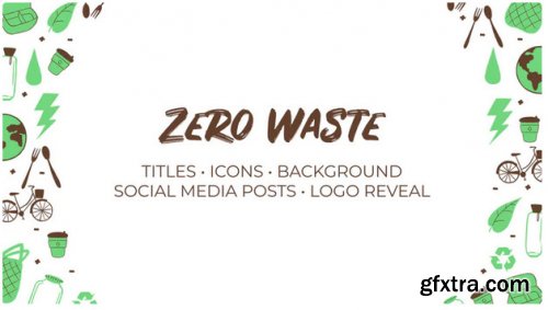 Zero Waste. Hand Drawn Pack 294143